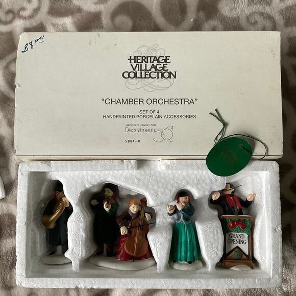 Department 56 chamber Orchestra set of four porcelain figurines new - Picture 1 of 3